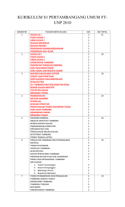 kurikulum s1 pertambangang umum ft unp