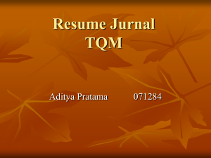 Resume Jurnal TQM