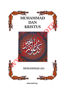 Muhammad dan Kristus (Muhammad and Christ) — www.aaiil.org