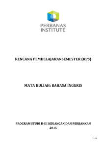 rencana pembelajaransemester (rps) mata kuliah