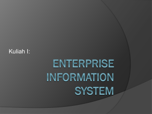 Enterprise Information System (EIS)