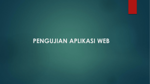aplikasi berbasis web (web application)