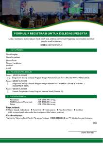 Untuk membantu kami melayani Anda lebih baik, silahkan isi