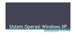 Sistem Operasi Windows XP
