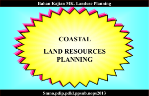 coastal zone development planning