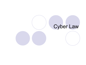 Cyber Law - Simponi MDP