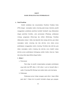 BAB IV HASIL PENELITIAN DAN PEMBAHASAN A. Hasil Penelitian