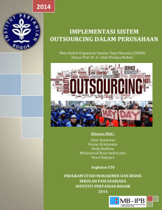 Implementasi Karyawan Outsourcing dalam Perusahaan