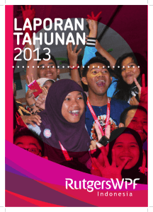 Laporan Tahunan RutgersWPF Indonesia 2013 1