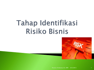 Tahap Identifikasi Risiko Bisnis