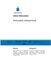 Modul Interpersonal Communication Skill [TM12]