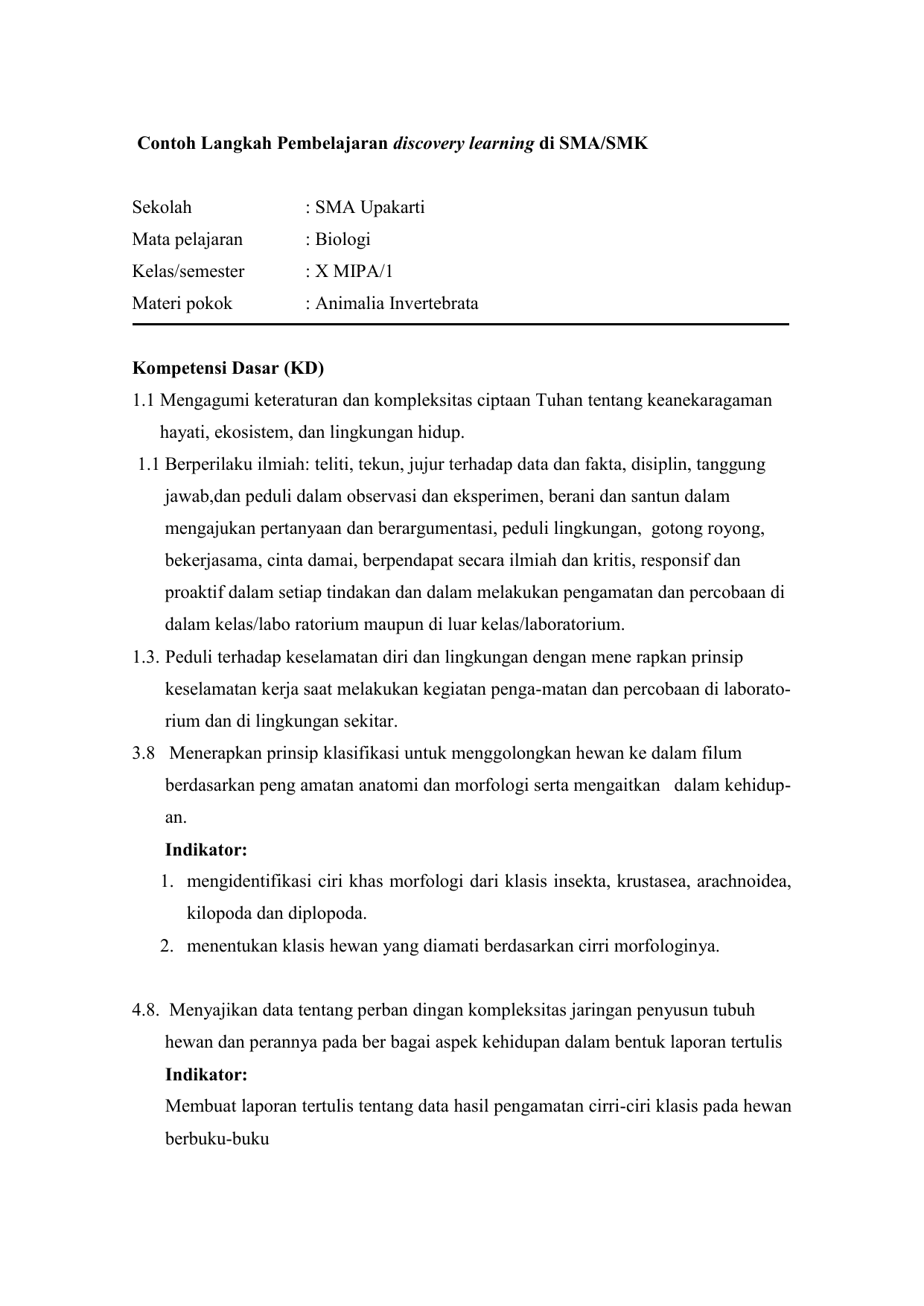 Contoh Laporan Umpan Balik Dari Siswa Sma Nusagates