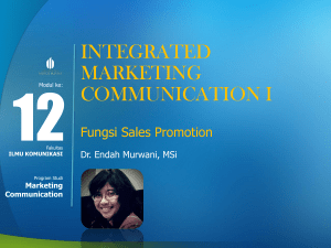 integrated marketing communication i