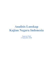 Analisis Lanskap Kajian Negara Indonesia