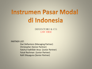 4. Instrumen lain-lain Pasar Modal