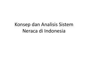 Konsep dan Analisis Sistem Neraca di Indonesia