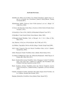 DAFTAR PUSTAKA Abdullah, bin Abdul Aziz al