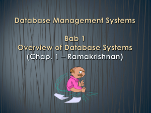 Introduction to Database Systems - E