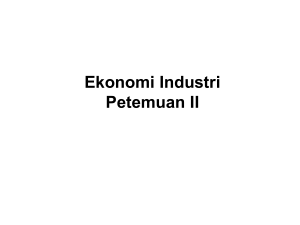 Ekonomi Industri 1