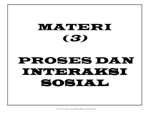 materi (3) proses dan interaksi sosial