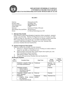 Sil Biologi Dasar II Ekosari R