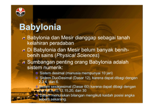 Babylonia - File UPI