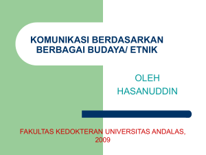 Komunikasi Multikultural.