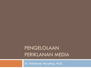 Pengelolaan Periklanan Media