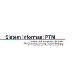 Sistem Informasi PTM - Kementerian Kesehatan Republik Indonesia