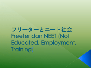 NEET (Not Educated, Employment, Training)