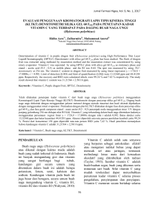 (kltkt) densitometri silika gel 60 f254 pada penetapan kadar vitamin