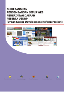 Buku Panduan Pengembangan Situs Web Pemerintah Daerah