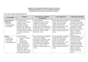 Kisi-kisi-Bahasa Jepang 2013