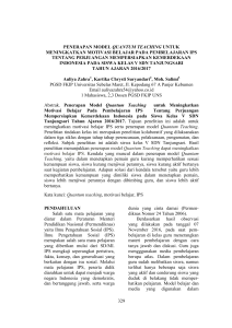 329 penerapan model quantum teaching untuk