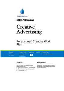 Penyusunan Creative Work Plan