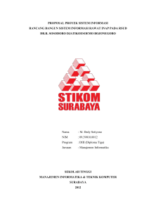 Sistem Informasi Rawat Inap 7 - Blog Sivitas STIKOM Surabaya