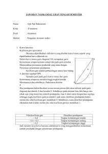 JAWABAN NASKA SOAL UJIAN TENGAH SEMESTER Nama : Arik