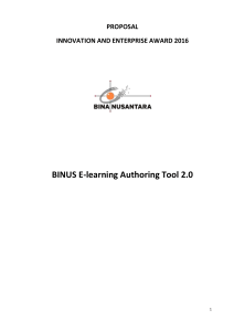 BINUS E-learning Authoring Tool 2.0