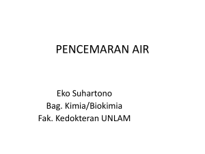 PENCEMARAN AIR