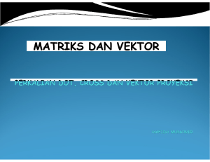 matriks dan vektor-2-perkalian vektor dan
