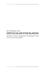 KRISTUS DALAM KITAB BILANGAN