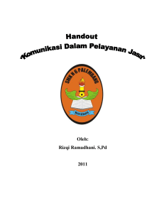 Jenis Komunikasi - SMK Negeri 6 Palembang
