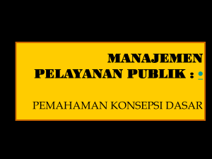pelayanan publik