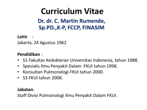 peran pulmonologi intervensi dalam diagnosis dan