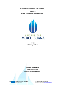 MODUL 11 - Universitas Mercu Buana