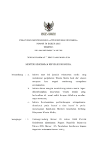 peraturan menteri kesehatan republik indonesia nomor 76 tahun