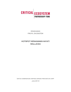 hotspot keragaman hayati wallacea - Critical Ecosystem Partnership