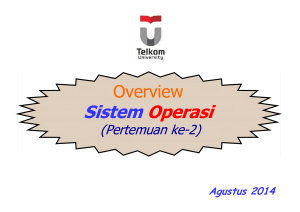 Sistem Operasi - Telkom University