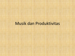 Musik dan Produktivitas - Keluarga IKMA FKMUA 2010