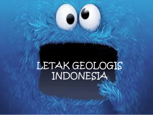 letak geologis indonesia